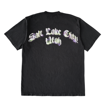 BLACK SALT LAKE CITY TEE