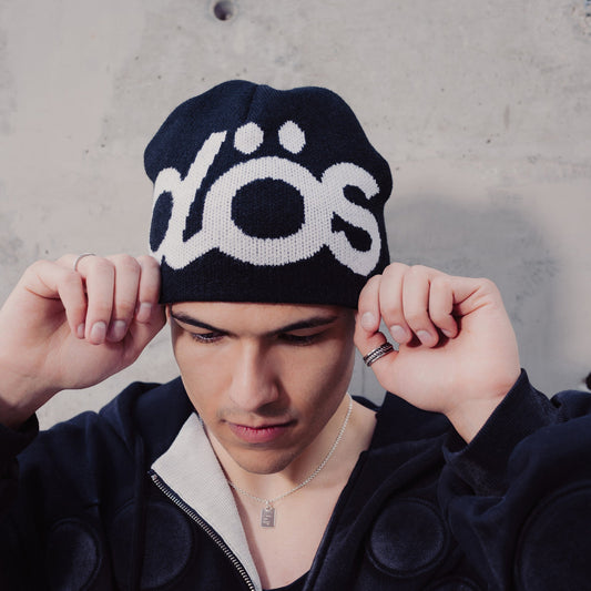 BLACK DOS BEANIE