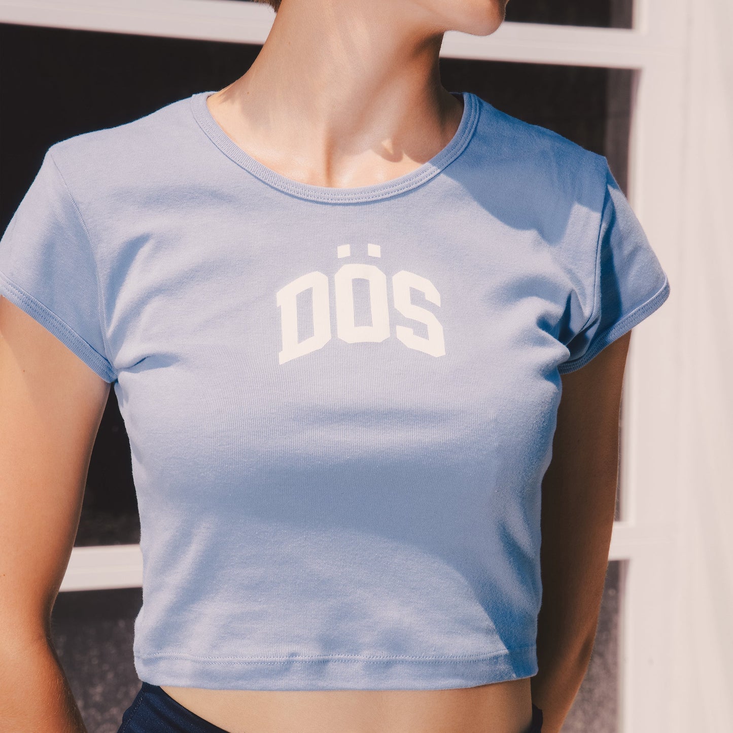 CAROLINA BLUE BABY RIB TEE